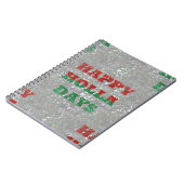 Carnet noël joyeux holla jours (Côté gauche)