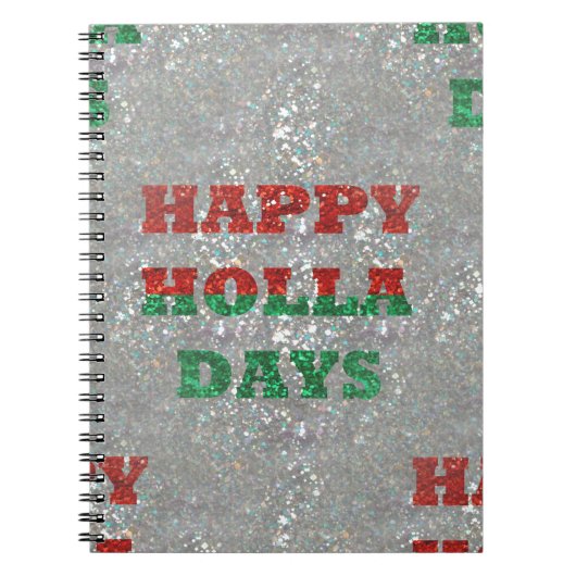Carnet noël joyeux holla jours (Devant)