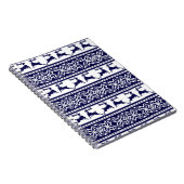 Carnet Noël, le bleu et le blanc scandinave (Côté Droit)