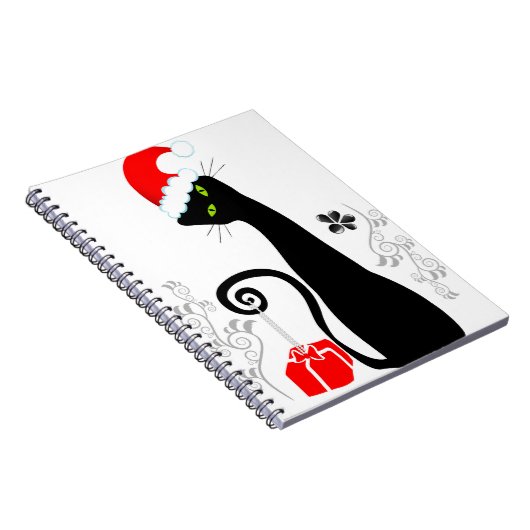 Carnet Noël moderne Kitty (Côté Droit)