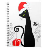 Carnet Noël moderne Kitty (Devant)