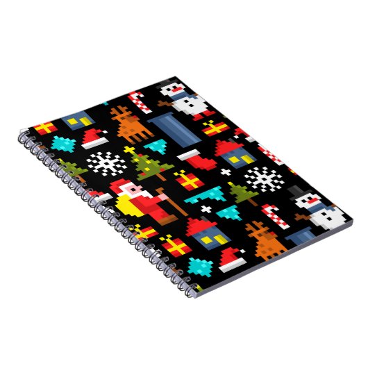 Carnet Noël Pixel (Côté Droit)