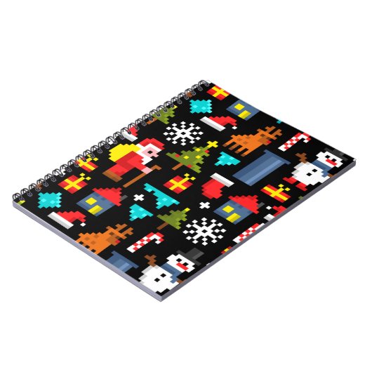 Carnet Noël Pixel (Côté gauche)