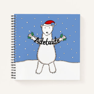 Carnet Noël Polaire de Noël personnalisé