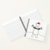 Carnet Noël Polaire de Noël personnalisé (Intérieur)