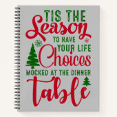 Carnet Noël saison de design de choix (Devant)