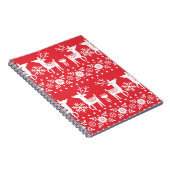 Carnet Noël scandinave : Snowflakes & Deer (Côté Droit)