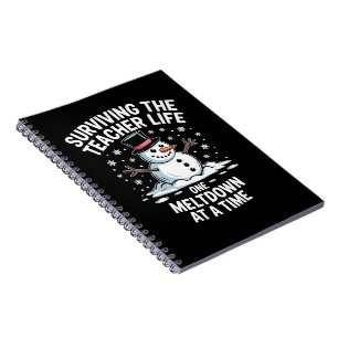 Carnet Noël Survivre à la vie d'enseignant Effondrement X