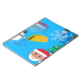 Carnet noël taco emoji (Côté gauche)