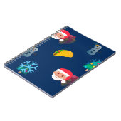 Carnet noël taco emoji (Côté gauche)