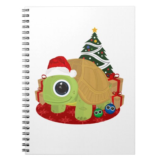 Carnet Noël - Tortue (Devant)