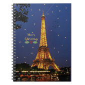 Carnet Noël Tour Eiffel (Devant)