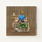 Carnet Noël - Travailler à la maison avec mes chats (Dos)