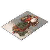 Carnet Noël vintage Père Noël (Côté gauche)
