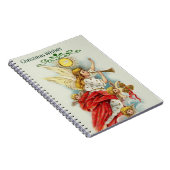 Carnet Noël voeux anges (Côté Droit)