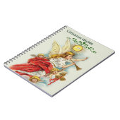 Carnet Noël voeux anges (Côté gauche)