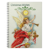 Carnet Noël voeux anges (Devant)