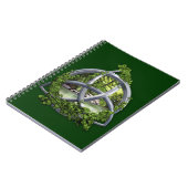Carnet Noeud celtique de trinité de chrome (Côté gauche)