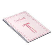 Carnet Nœud ruban rose (Côté Droit)