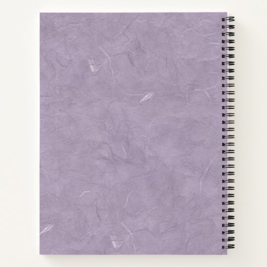 Carnet Noir assis profil côté lapin pourpre (Dos)