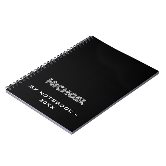 Carnet Noir blanc (Côté gauche)