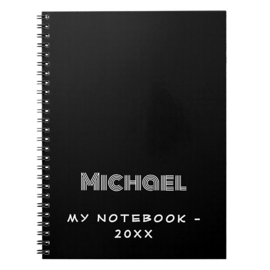 Carnet Noir blanc (Devant)