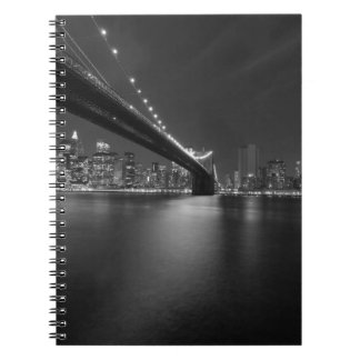 Carnet Noir blanc New York City Skyline