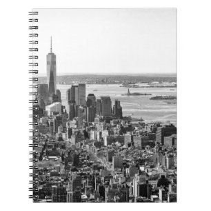 Carnet Noir blanc New York City Skyline