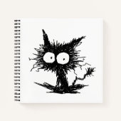 Carnet Noir Chat Kitten GabiGabi (Devant)