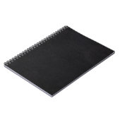 Carnet noir clair, noir le moins cher, meilleur marché no (Côté gauche)