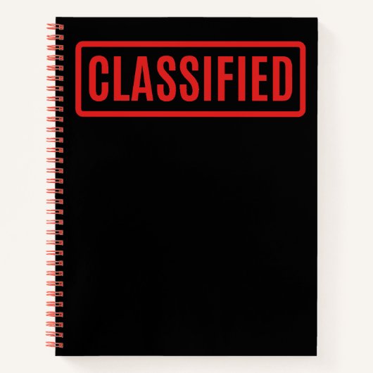 Carnet Noir classé (Devant)