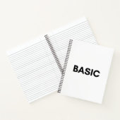 Carnet noir de base (Intérieur)