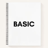 Carnet noir de base (Devant)