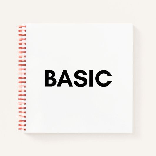 Carnet noir de base (Devant)