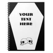 Carnet (noir) de cercueil (Devant)