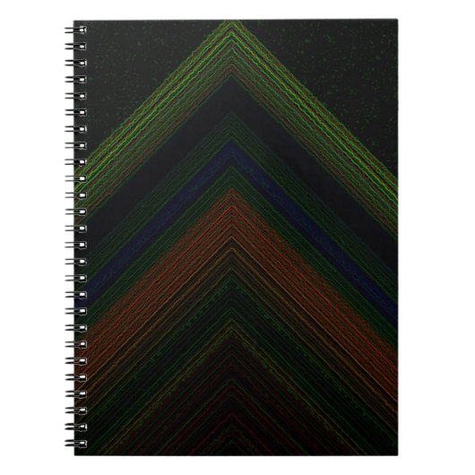 Carnet noir de montagne électrique (Devant)