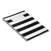 Carnet Noir de RAYURES sur toute couleur (Côté Droit)