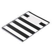 Carnet Noir de RAYURES sur toute couleur (Côté gauche)