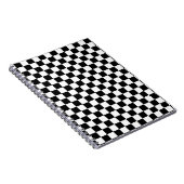 Carnet Noir et Blanc à Damier (Côté Droit)