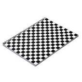 Carnet Noir et Blanc à Damier (Côté gauche)