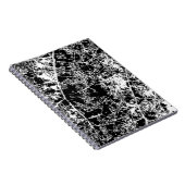 Carnet noir et blanc Abstrait (Côté Droit)