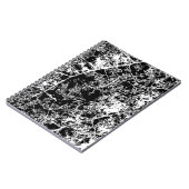 Carnet noir et blanc Abstrait (Côté gauche)