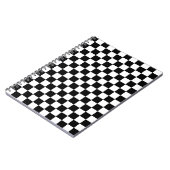Carnet Noir et blanc Checkered (Côté gauche)