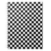 Carnet Noir et blanc Checkered (Devant)
