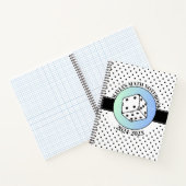 Carnet Noir et blanc comestible Élégant MATH (Intérieur)