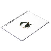 Carnet noir et blanc de lapin (Côté gauche)