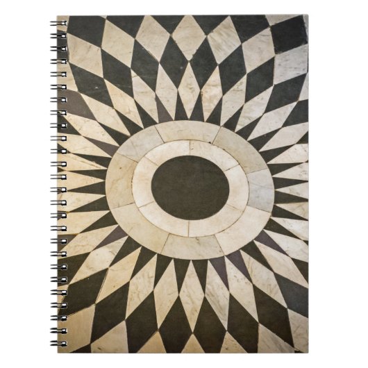 Carnet noir et blanc de motif (Devant)