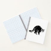 Carnet noir et blanc Tabby Cat (Intérieur)