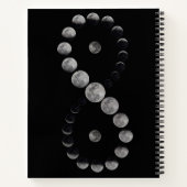 Carnet noir lune infini (Dos)
