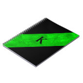 Carnet noir monogramme (Côté gauche)